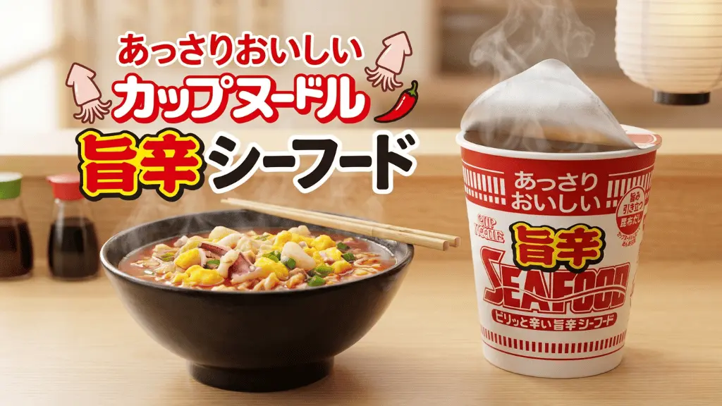 あっさりおいしいカップヌードル 旨辛シーフード