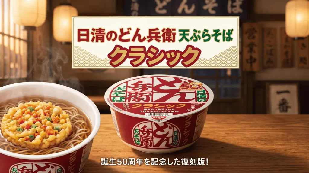 日清のどん兵衛 天ぷらそば クラシック