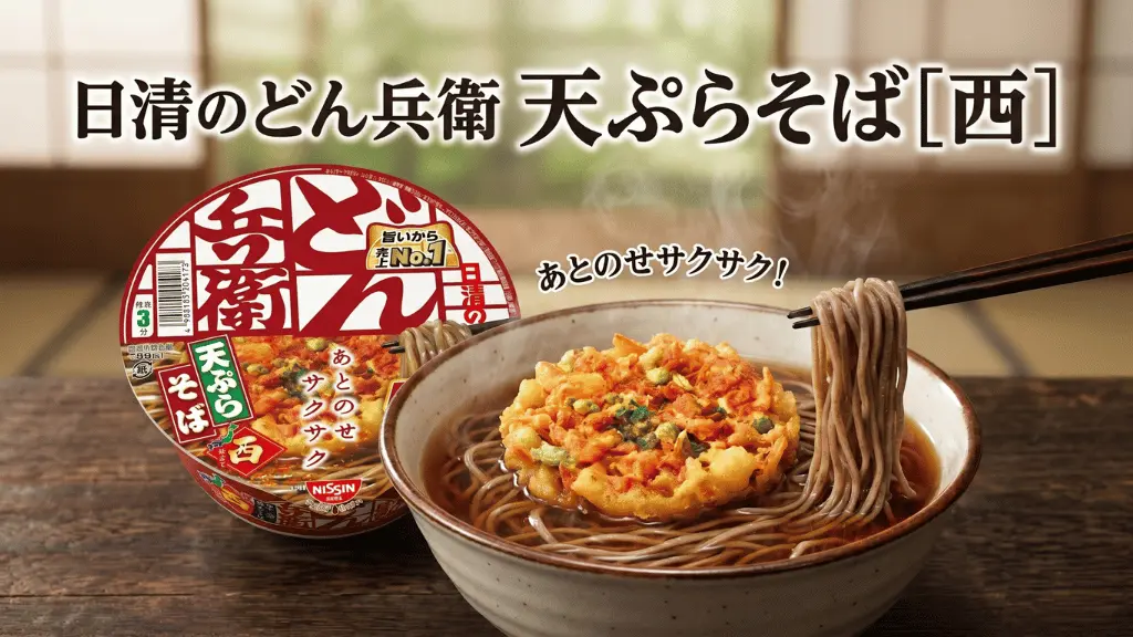 日清のどん兵衛 天ぷらそば [西]