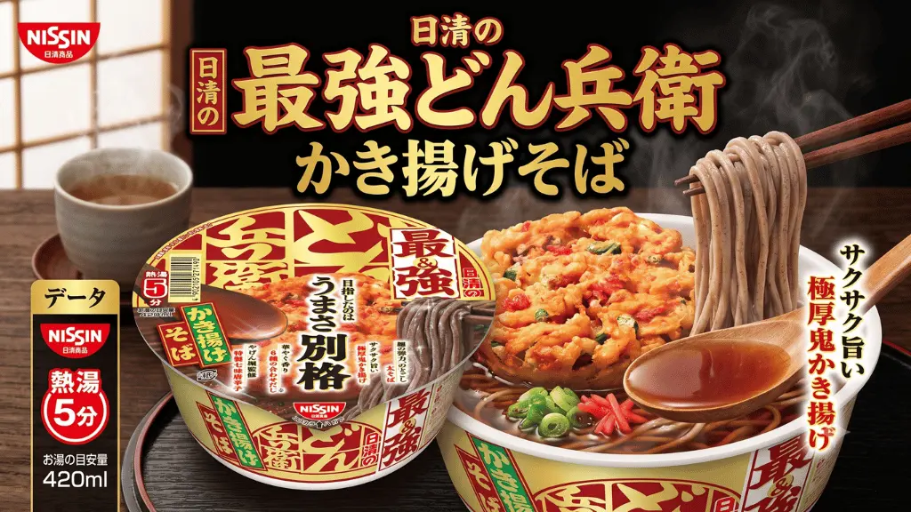 日清の最強どん兵衛 かき揚げそば